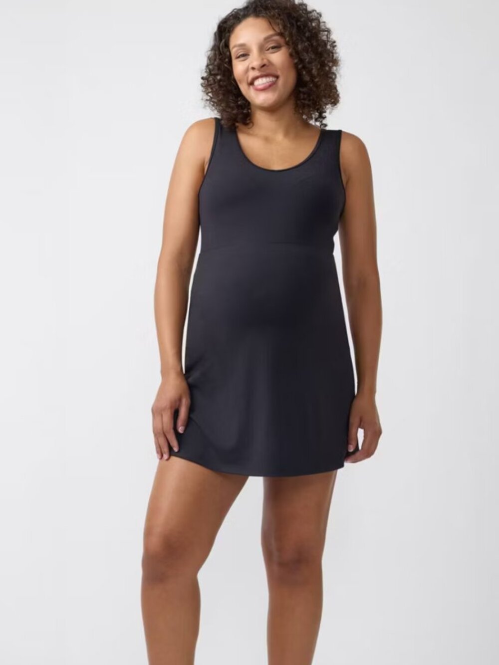 Ingrid & Isabel Everyday Maternity Active Dress - Black XL